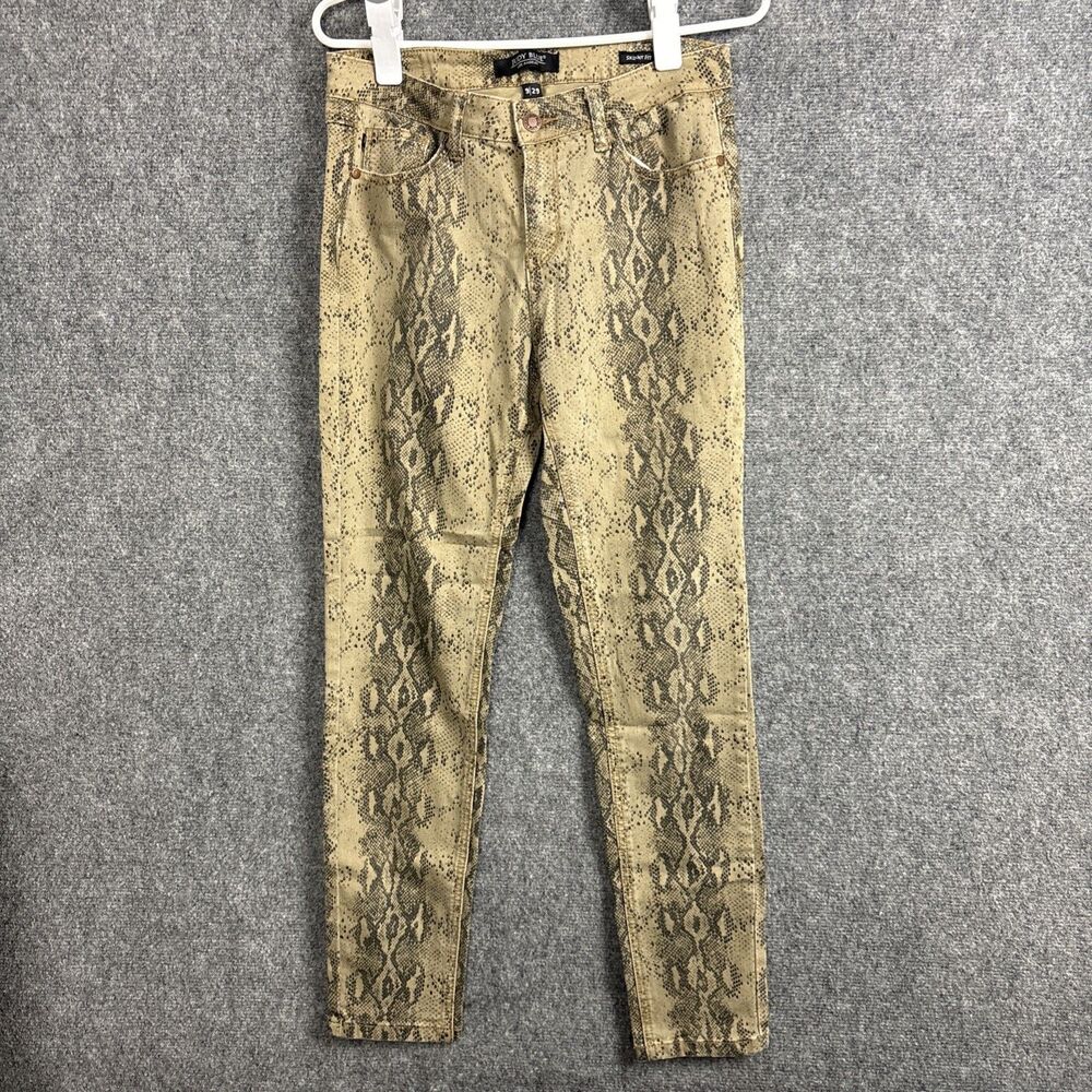 Judy Blue Skinny Fit Jeans Womens Size 9 / 29 Brown Snake Skin JB84177